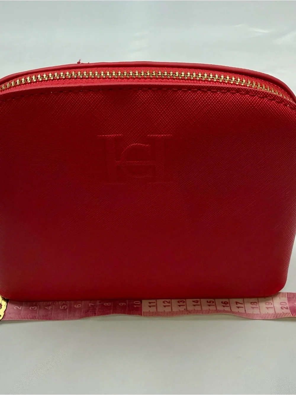 Carolina Herrera Red Makeup Bag Cosmetic Pouch